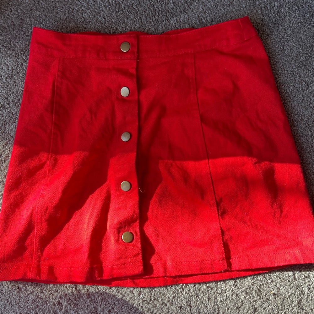red skirt